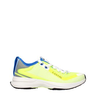 Lanvin Yellow Fabric Athletic Mens Sneakers