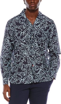 Isaia Silk-Blend Sport Shirt