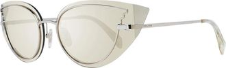 Police Gouden Cat Eye Zonnebril - Dames - Zonnebrillen - Geel - ONE Size - Accessoires