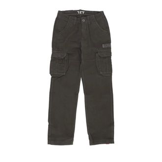 Alpha Industries Grijs Zwart Jet Pant Streetwear - Heren - Straight fit broeken - Groen - W28 - Broeken