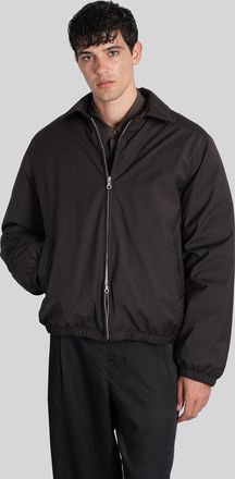 Our Legacy Puffer In Brown Polyester