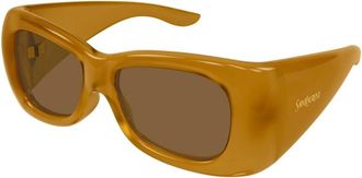Saint Laurent Sunglasses, unisex, Orange, Size: 61 MM SL 901 Howl Sunglasses