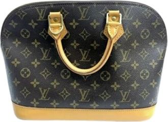 Louis Vuitton Pre-owned Handbags, female, Brown, Size: ONE SIZE Pre-owned Vintage Canvas Handbag