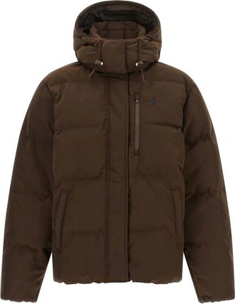 Polo Ralph Lauren Carly Duck Down Jacket - Dames - Winterjassen - Bruin - L - Nylon - Jassen