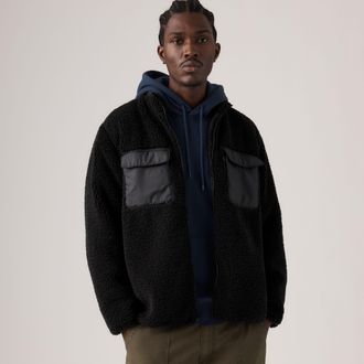 Levi's Campo Sherpa Jacket - Mens - XL - Black