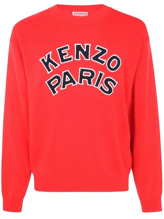 Kenzo Maglione In Lana Kenzo Paris Emblem