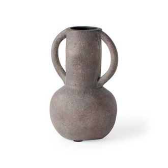 Mercana Armani Double Ear Ceramic Vase in Brown at Nordstrom, Size Small