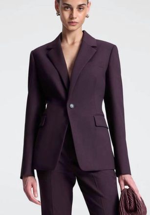A.L.C. Elza Jacket In Deep Plum