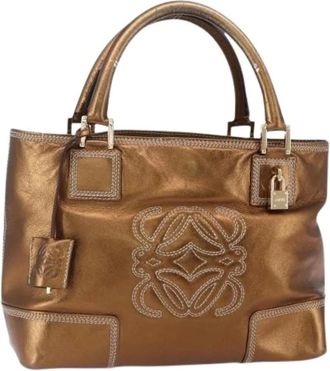 Loewe Pre-owned Handbags, female, Brown, Size: ONE SIZE Pre-owned Handbag