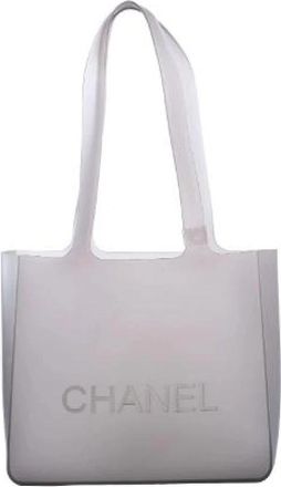 Chanel Pre-owned Jelly Tote - Dames - Vintage Shopper - Grijs - ONE Size - Vintage