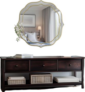 OEM Espejo De Pared Con Borde Biselado, Estilo Moderno, 32x32 Pulgadas