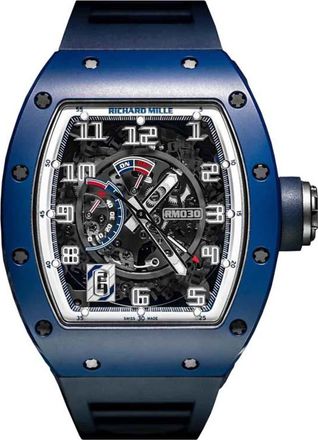 Richard Mille 030 Automatic Blue Dial Mens Watch 030
