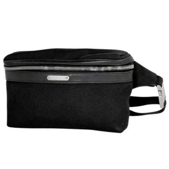 Saint Laurent Pre-owned Belt Bags, male, Black, Size: ONE SIZE Pre-owned Sling Bag