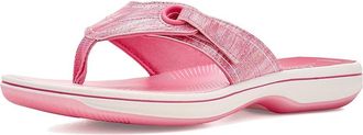 Clarks Breeze Reyna Womens Sandals Pink Ombre Synthetic : 11 B - Medium