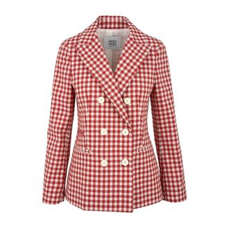 Douuod Mujer, Chaquetas, Rojo, Talla: S