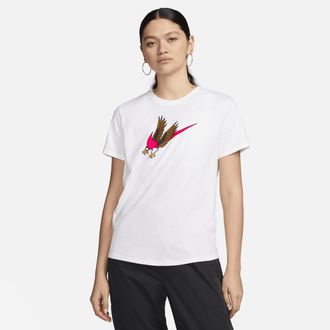 Nike USA Essential Nike Womens T-Shirt in White | FN0883-100
