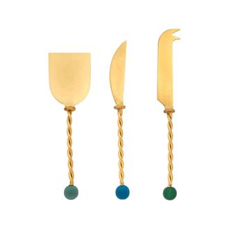 BITOSSI HOME Set of 3 Cheese Knives 20 cm