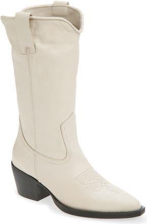 Steve Madden Anslee Western Boot in Bone Leather at Nordstrom Rack, Size 9.5