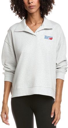 New Balance French Terry Polo Sweatshirt