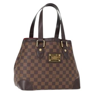 Louis Vuitton Pre-owned Handbags, female, Brown, Size: ONE SIZE Pre-owned Damier Ebene Tote Bag