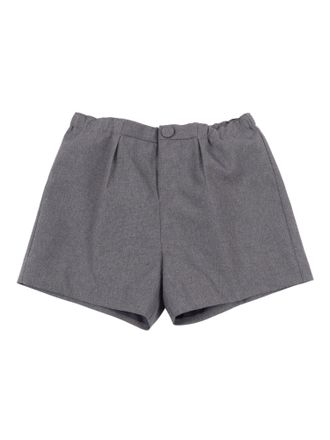 Gucci B Shorts aus schlichter, steifer Wolle
