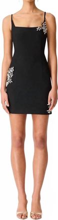 Elliatt Veda Embellished Mini Dress In Black