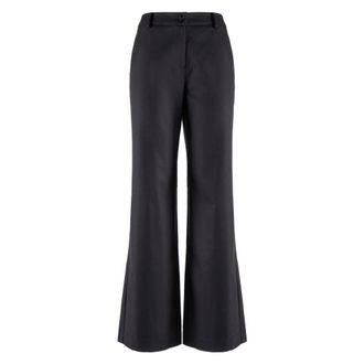 Nenette Tailored Wide-leg Broeken - Dames - Broeken - Grijs - Maat: XS Zijde