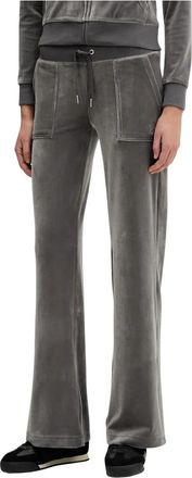 Juicy Couture Layla Trainingsbroeken - Dames - Sweatpants - Grijs - L - Polyester - Broeken