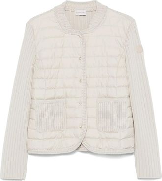 Moncler Giacca con inserto imbottito - Toni neutri