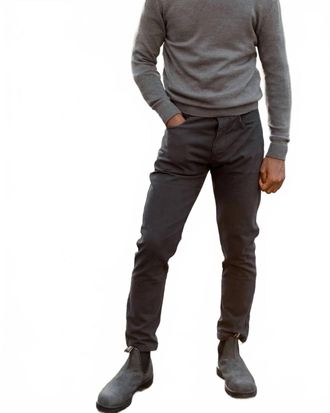 Alex Crane Canvas Cham Pant In Onyx