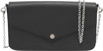 Louis Vuitton Pre-owned Cross Body Bags, female, Black, Size: ONE SIZE Pre-owned Leather Cross Body Bag