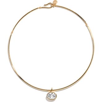 BaubleBar Lexi Crystal Collar Necklace in Clear at Nordstrom