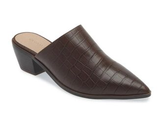 Chocolat Blu Womens Cellia Croco Heel In Brown