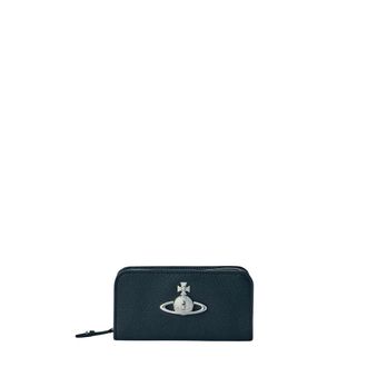 Vivienne Westwood Cartera de Piel con Motivo Orb - Accessories - Mujer - Negro - ONE SIZE