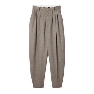 Jacquemus Le Pantalon Fernando - Heren - Broeken - Beige - Maat: XS Katoen