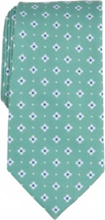 Club Room Mens Delaney Medallion Tie In Green