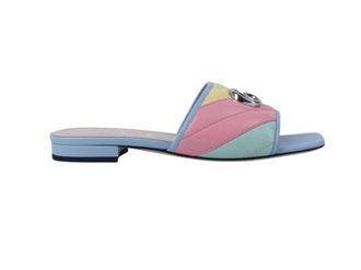 Gucci GG Marmont Rainbow Sandals Size 38