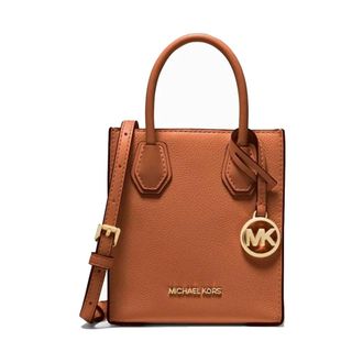 Michael Kors Handbags, female, Brown, Size: ONE SIZE Mercer Crossbody Bag