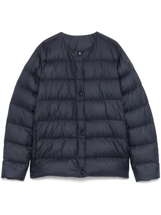 Moncler Gerbe puffer jacket - women - Polyester/Goose Down/Polyester/Goose Feather - 2 - Blue