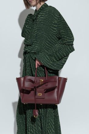 Balenciaga Bag Bell Air, Womens, Burgundy