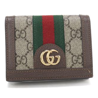 Gucci Beige Pvc Wallet (Bi-Fold) (Pre-Owned)
