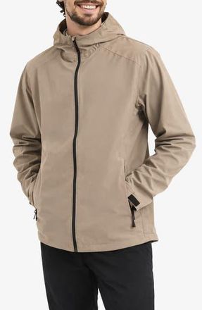 Hawke & Co Seam Sealed 2.0 Waterproof Hooded Jacket in Dune at Nordstrom Rack, Size X-Large