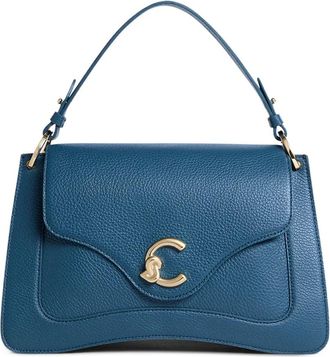 Coccinelle Borsa a spalla media con logo - Blu