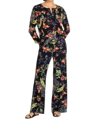 Johnny Was Pottery Wide Leg Pant In Multi