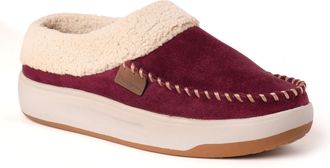 Dearfoams Womens Maple Water-Resistant Energy Return Moc Toe Clog
