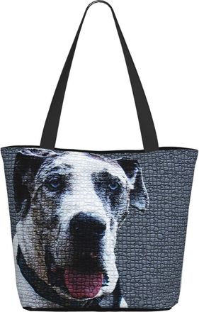AOOEDM Lovely Great Dane Ladies Shopping Bag 13x11x7in.The Perfect ValentineS Day Gift.It Is The Best ValentineS Day Gift For Mom, Daughter, Wife,Etc