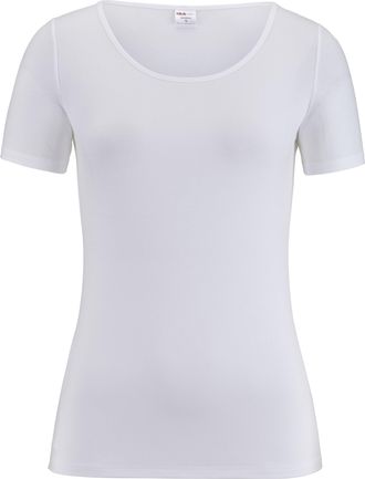 Isa Kurzarmshirt ISA BODYWEAR Shirt kurzarm, Damen, Gr. XL, wei&szlig;, Obermaterial: 88% Lyocell CLY. 12% Elasthan EL., Shirts Kurzarmshirt