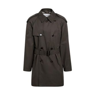 Burberry Heren, Mantels, Bruin, Maat: M