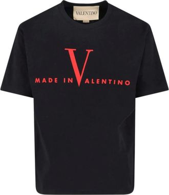 Valentino Hombre, Camisetas, Negro, Talla: L