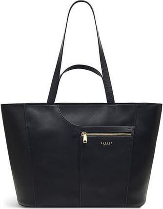 Radley London Pockets Leather Large Zip Tote Bag in Black at Nordstrom Rack